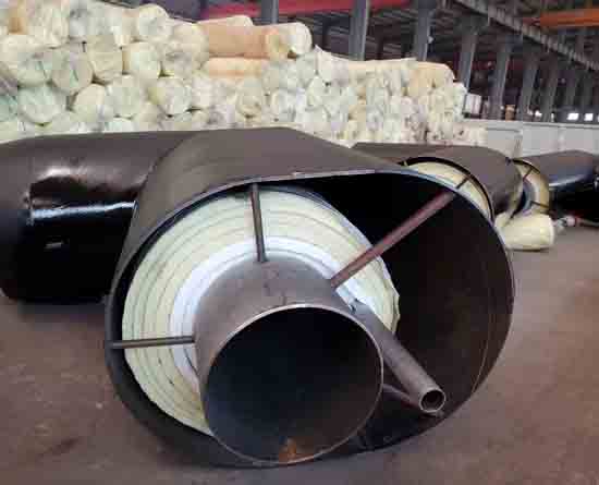 钢套钢保温出地弯头